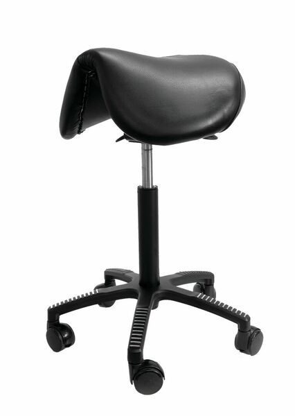 Soft satulatuoli musta nahka, M -jousi - Satula tuolit - 150710 - 1