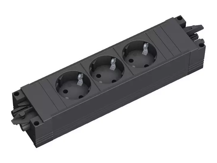STEP BASE - 3xSchuko GST18 - Table Connection - 336.600 - 1