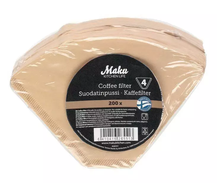 Suodatinpussi Maku 1x4/200kpl - Kahvit ja suodatinpaperit - 264100 - 2