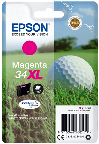 T3473 MAGENTA INK XL - Epson mustesuihkupatruunat - T34734010 - 1