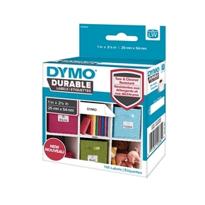Tarra Dymo LW 25x54mm 1976411 muovi/160 pysyvä liima - Dymo tarrakirjoittimet ja tarrateipit - 254080 - 1