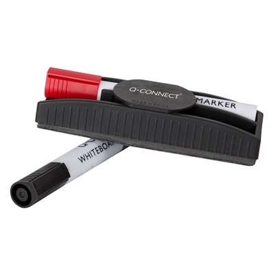 Taulupyyhin Q-Connect 2:lla tussilla magneettikiinnitys - Taulutarvikkeet - 552160 - 1