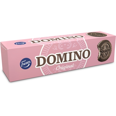 Täytekeksi Fazer Domino Original 175g vähälaktoosinen - klassikko jo yli sukupolvien - Makeat keksit - 269210 - 2