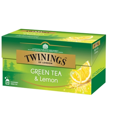 Tee Twinings Green Tea-Lemon/25kpl - Teet - 269330 - 2