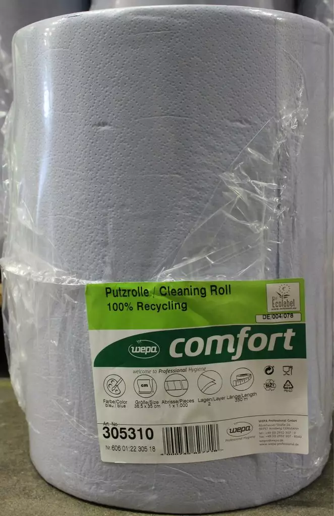 Teollisuuspyyhe 36.5x35cm/arkki sininen - Vetopyyhkeet - 100305310 - 2