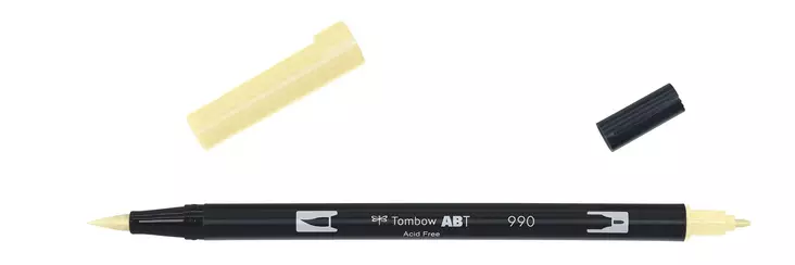 Tombow ABT Dual Brush 990 light sand - Taidekynät - TOM11990 - 1