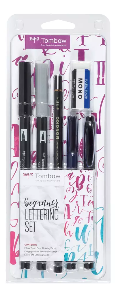 Tombow hans lettering set Beginner - Taidekynät - TOM15010 - 1