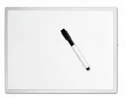 Valkotaulu magneettinen 300x400 mm - Lasi,valko,pellava,korkki,fläppi,-taulut - 207120 - 1