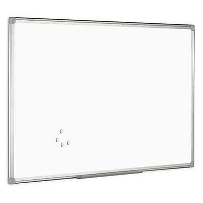 Valkotaulu Q-Connect 60 x 45 cm - Lasi,valko,pellava,korkki,fläppi,-taulut - 553020 - 1