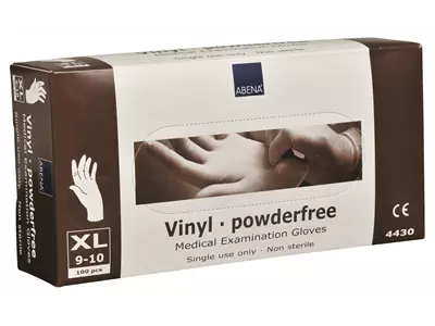 Vinyyliikäsine Abena koko XL/100 - Siivous-,  suojakäsineet - 270260 - 1