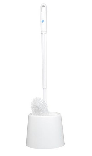 WC-harjasetti 56cm valkoinen, kupilla - Siivous-ja keittiötarvikkeet - 162110 - 1