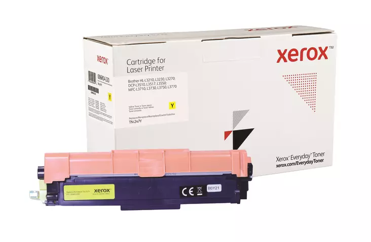 Xerox Everyday Toner High Yield Yellow BROTHER TN-247Y 2.3K - Brother laserkasetit - 006R04320 - 1