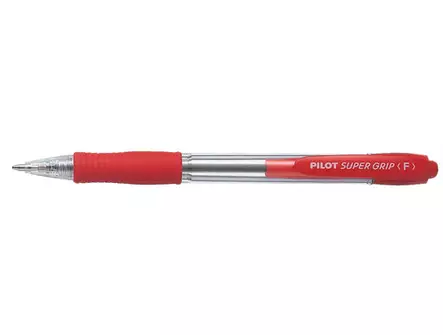Kuulakärkikynä Pilot Super Grip 0,7 fine punainen - Kuivamustekynät - 68961 - 1