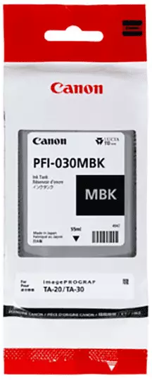 Canon PFI-030MBK / 3488C001 Matte Black - Canon mustesuihkupatruunat - 3488C001 - 1