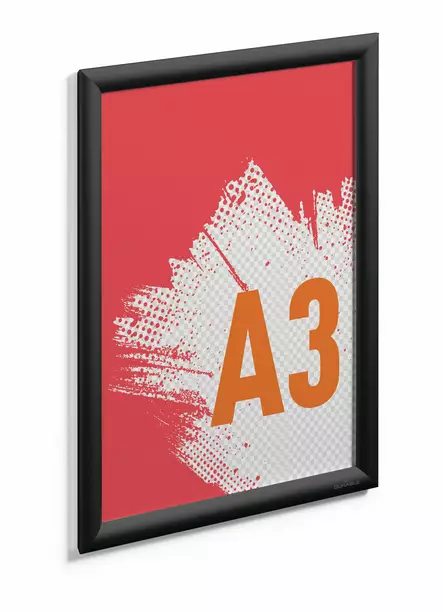 Durable Snapkehys alumiini A3 hopea - Infotaskut, julistekehykset - 479701 - 1