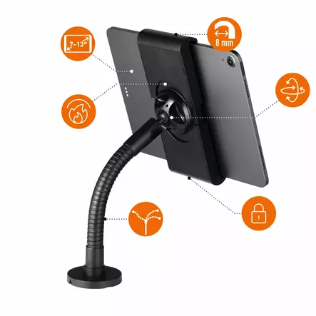 Durable tablettiteline TOUGH WALL/TABLE - Näytön telineet - 894401 - 2