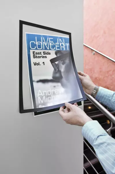 DURAFRAME® A3 2kpl Musta - Infotaskut, julistekehykset - 487301 - 2