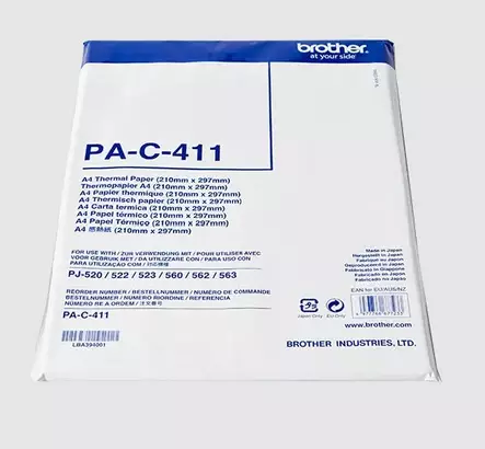 Lämpöpaperi A4 100 arkkia - Laskukone- ja maksupääterullat - PAC411 - 1