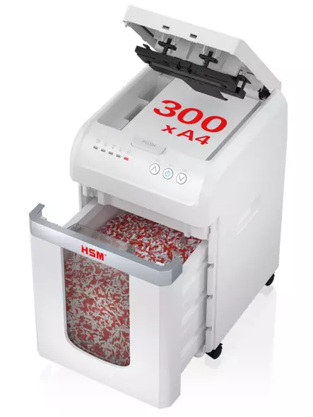 Paperintuhooja HSM X300 P4 Automatic - Paperintuhoojat - 1037111 - 1