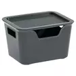 Cep Bella säilytyslaatikko 1,9 l, hiilenharmaa - Säilytyslaatikot, -kuutiot - 2345290061 - 1