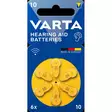 Paristo Varta Hearing Aid Batteries 10/6KPL - Paristot, varavirtalähteet - 395061 - 1
