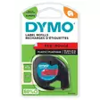 Tarrakasetti DYMO Letratag 91223 12 mm x 4 m punainen/musta - Dymo tarrakirjoittimet ja tarrateipit - 71401 - 1