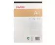 Avolehtiö Staples A4/70 ruudut 7x7 mm - Avolehtiöt - 91061 - 1