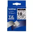 Brother TZe-141 18mm kirkas/musta tarrakasetti - Brother tarrakirjoittimet ja tarrateipit - TZ-141 - 1