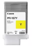 CANON PFI-107Y keltainen 130ml - Canon mustesuihkupatruunat - 6708B001 - 1