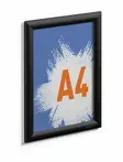 Durable Snapkehys alumiini A4 musta - Infotaskut, julistekehykset - 479601 - 1