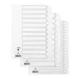 Hakemisto Q-Connect A4 12-osainen blanko kartonki valkoinen - Hakemistot, rekisterit - 218111 - 1