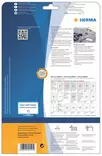 Herma 4591 nimi/tekstiilitarra irroitettava 80x50 sininen (100kpl) - Paperitarra-arkit A5, A4 - HER4591 - 2