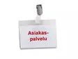 Nimikorttikotelo Durable muoviklipsi 60x90mm 25 kpl - Nimikortit, kongressineulat, kaulanauhat - 275521 - 1