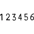 Numerointileimasin Reiner B6K 6x4,5mm 6 numeroa - Leimasimet - 5500001 - 2