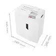 Paperintuhooja HSM Shredstar X6pro 2x15 ristiinleikkaava P5 - Paperintuhoojat - 1046111 - 8