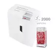 Paperintuhooja HSM Shredstar X6pro 2x15 ristiinleikkaava P5 - Paperintuhoojat - 1046111 - 1