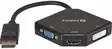 Sandberg Adapter DP>HDMI+DVI+VGA - Muuntimet ja adapterit - 509-11 - 1