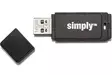 SIMPLY USB 2.0 FLASH DRIVE WITH CAP 16GB - Muistitikut, CD-, DVD-levyt - 79461 - 1