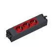 STEP BASE - 3xSchuko Red GST18 - Table Connection - 336.601 - 1