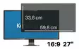 Tietoturvasuoja 27" KENSINGTON - Häikäisy- ja tietoturvasuojat - 626491 - 2