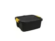 Varastolaatikko Strata Heavy Duty kannella 24l musta - Säilytyslaatikot, -kuutiot - 283801 - 1