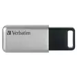 Verbatim USB 3.0 Drive Secure Data Pro muistitikku 32GB, Hopea - Muistitikut, CD-, DVD-levyt - VER32951 - 2