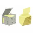 Viestilappu Post-It Z-note Eco/R330 keltainen/ 6 kpl - Viestilaput, muistilaput, kuutiot - 236721 - 1