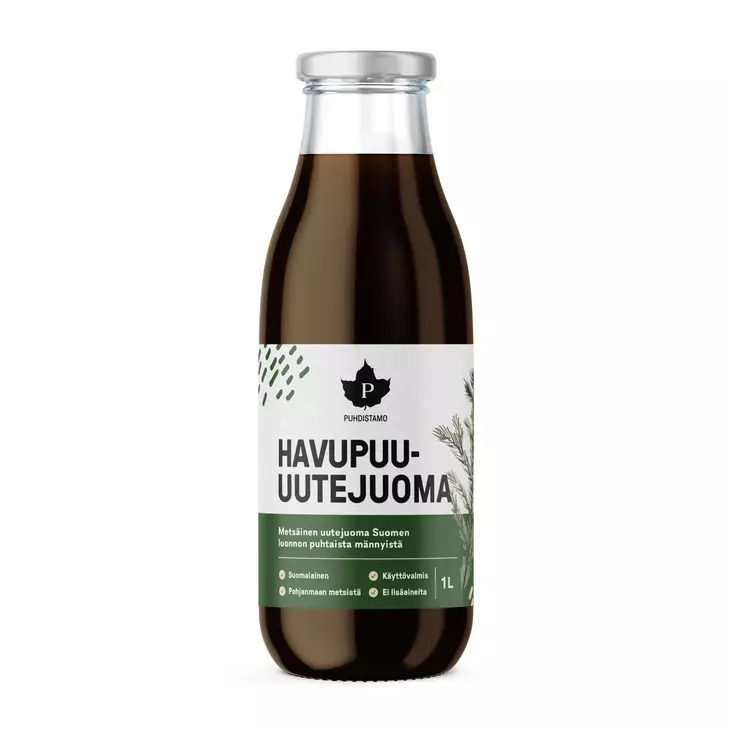 Puhdistamo Havupuu-uutejuoma - 1 l - Juomat ja patukat - 000061 - 1