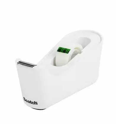 Scotch® C18-M teippiteline valkoinen + 1 rulla teippiä - Toimistoteipit, teipinkatkojat - 15647951 - 1