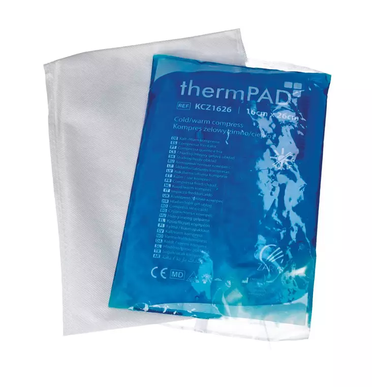 Kylmä-kuumahaude uudelleenkäytettävä geelipakkaus 16x26cm - Ensiapu, työsuojaus ja työterveys - 21306511 - 1