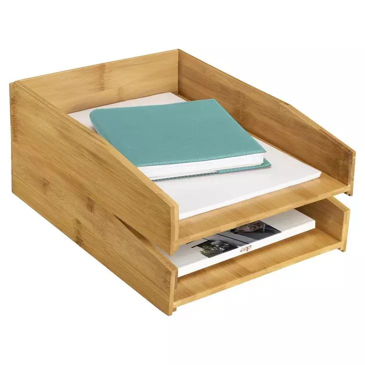 CEP Lomakelaatikko 2-osainen, bambu - Lomakelaatikot, kortistolaatikot - 2240010301 - 1