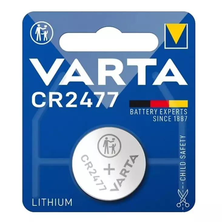 Paristo Varta Lithium Coin CR2477 - Paristot, varavirtalähteet - 395101 - 1