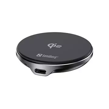 Sandberg Wireless Charger Mag Qi2 15W - Laturit ja varavirtalähteet - 441-61 - 1