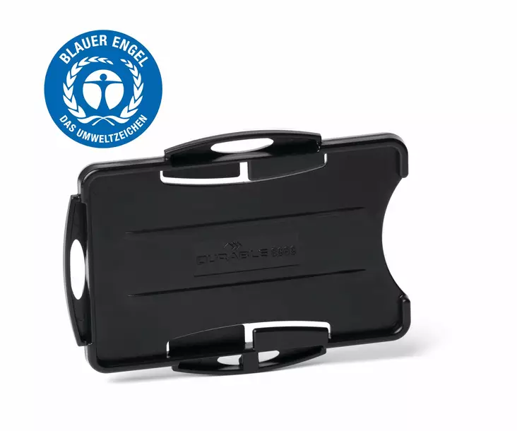Henkilökorttikotelo Durable ECO kahdelle kortille 10kpl - Nimikortit, kongressineulat, kaulanauhat - 898901 - 1